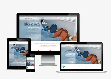 Beispielwebsite eines Kunden aus dem SHK Bereich